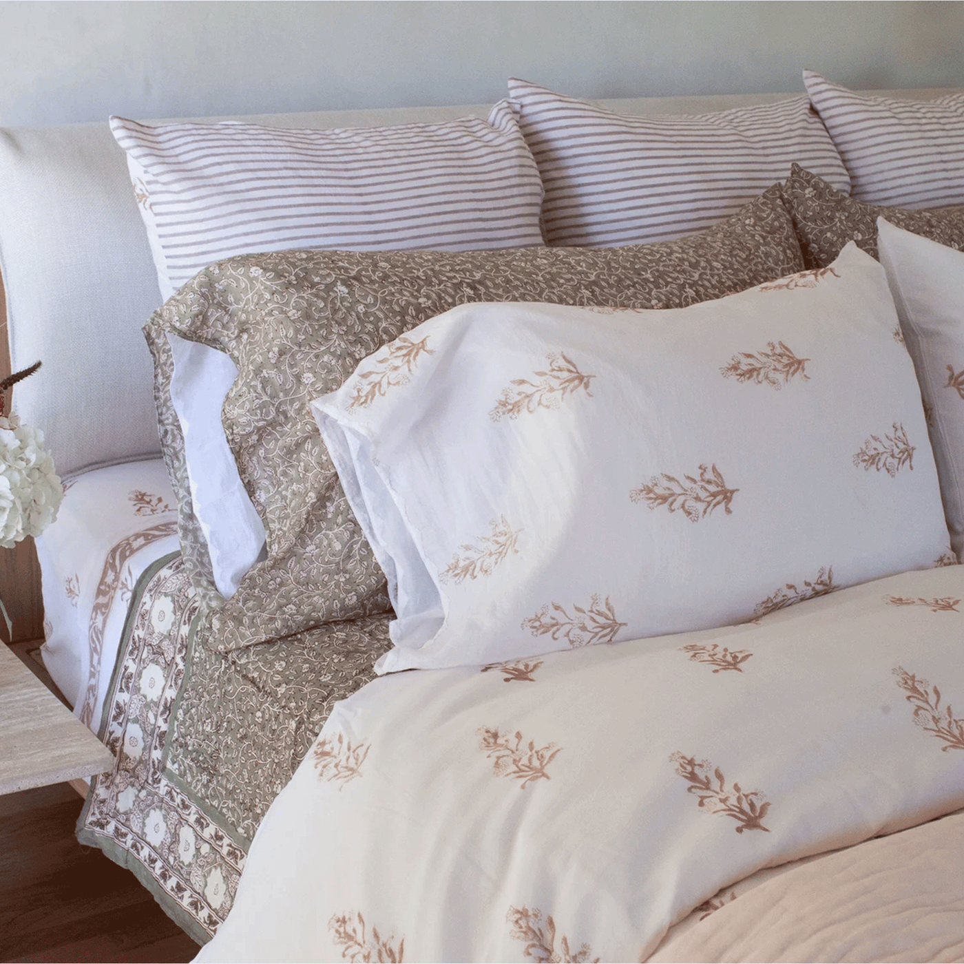 Kerry Cassill | Sister Sage Pillowcase - King