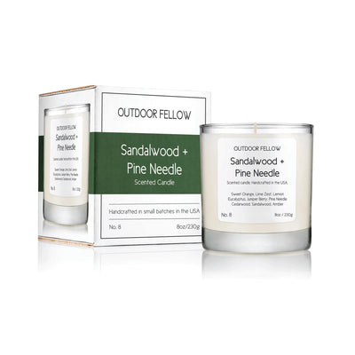 Outdoor Fellow | Sandalwood and Pine Needle Scented Candle