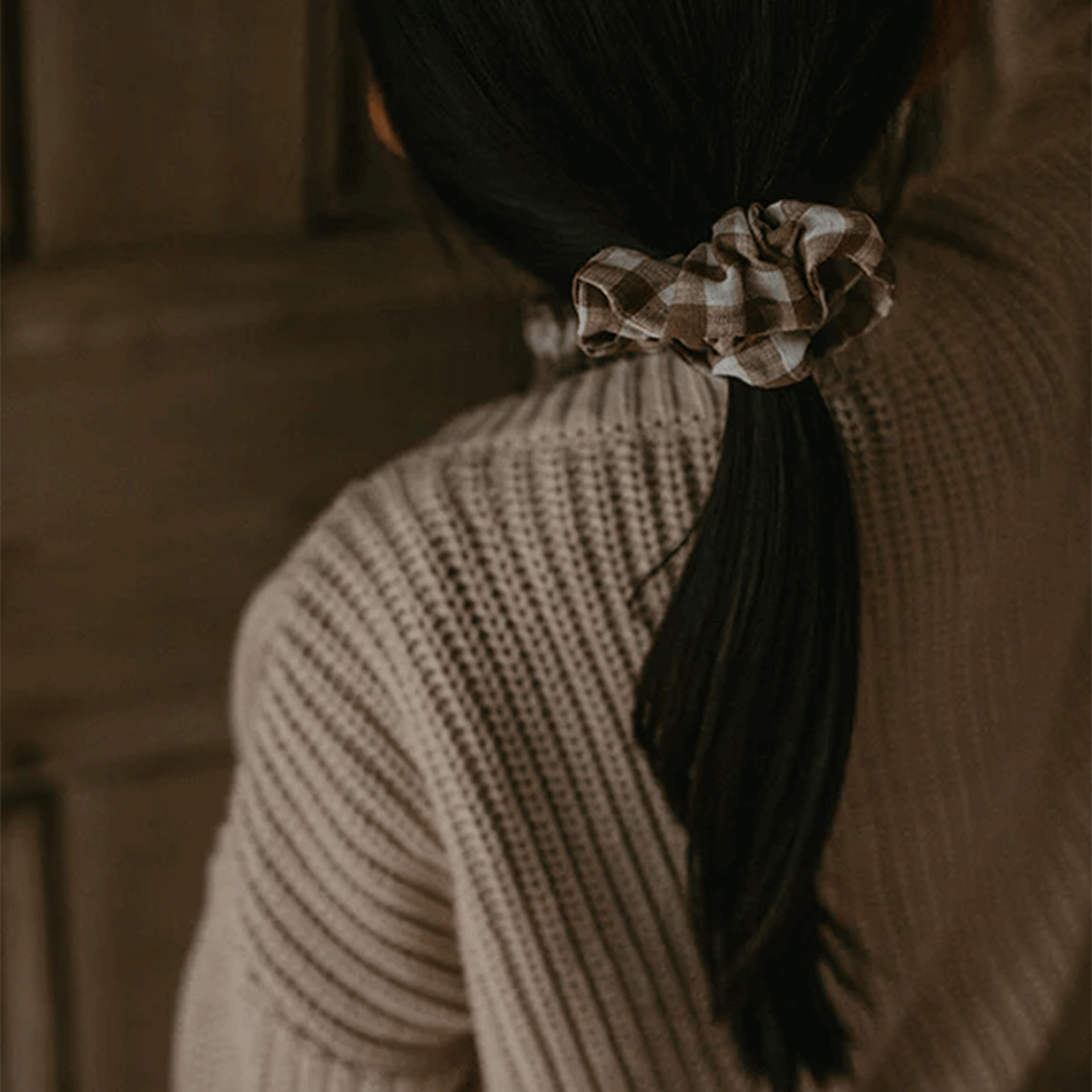 Simple Folk | The Gingham Scrunchie