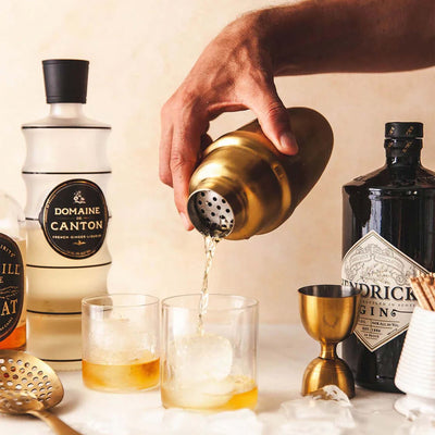 Farmhouse Pottery | Essex Barware - Brushed Gold - Cocktail Jigger