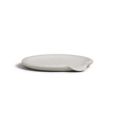 Lunaria Spoon Rest by Campfire Pottery on a white background