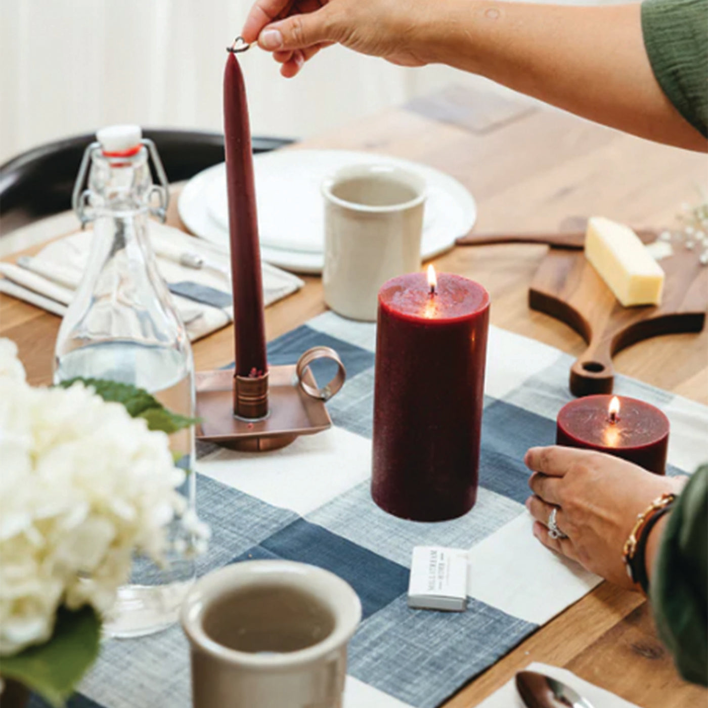 Millstream Home | The Gingham Table Runner