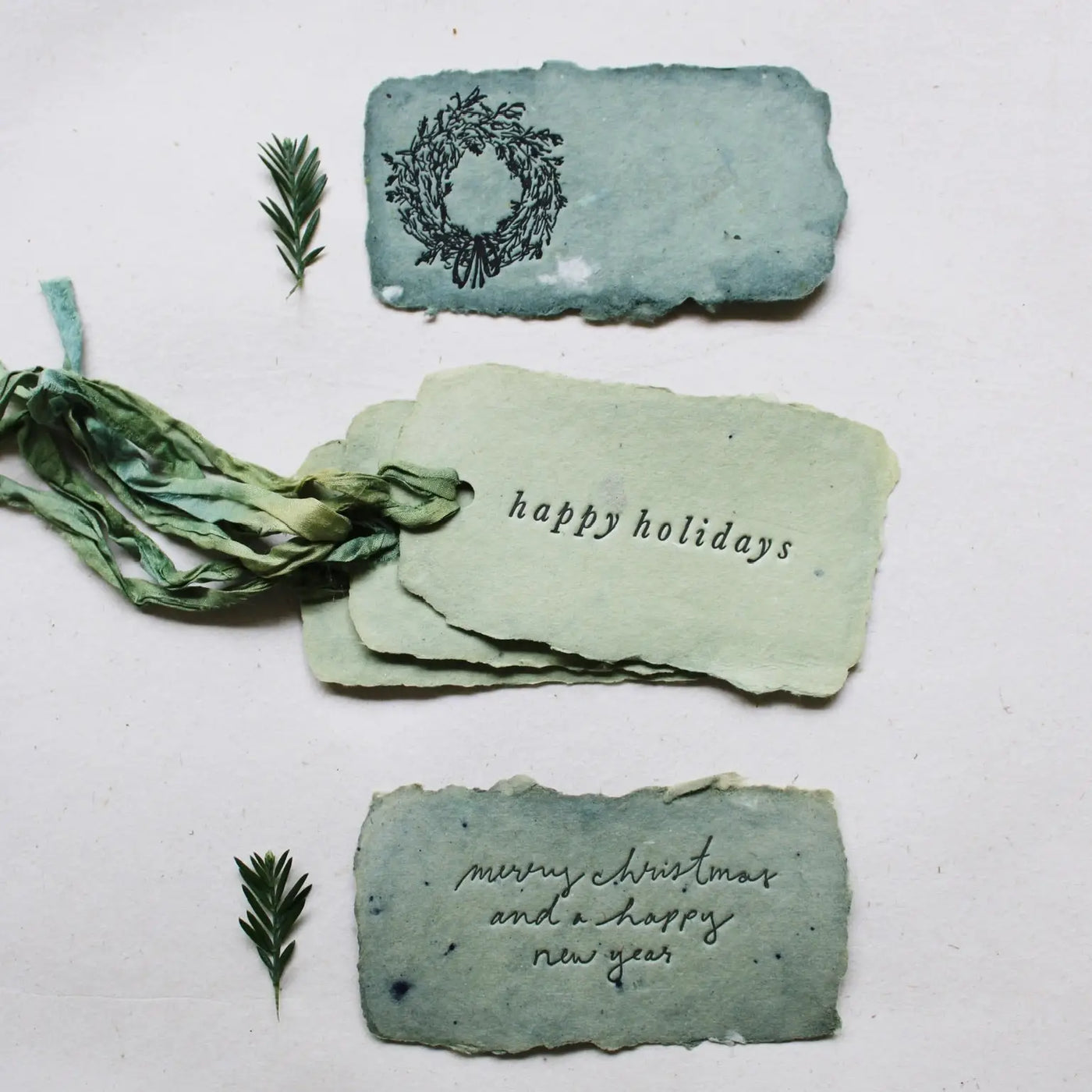 Farmette | Merry Christmas + Happy Holiday Set of 6