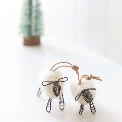 Celina Mancurti | Tiny Sheep Ornaments - Set of 2