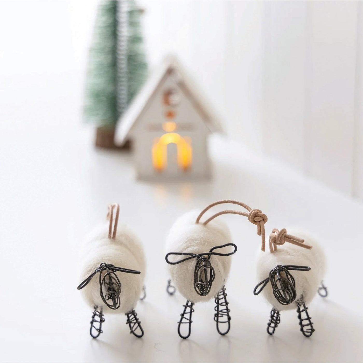 Celina Mancurti | Tiny Sheep Ornaments - Set of 2