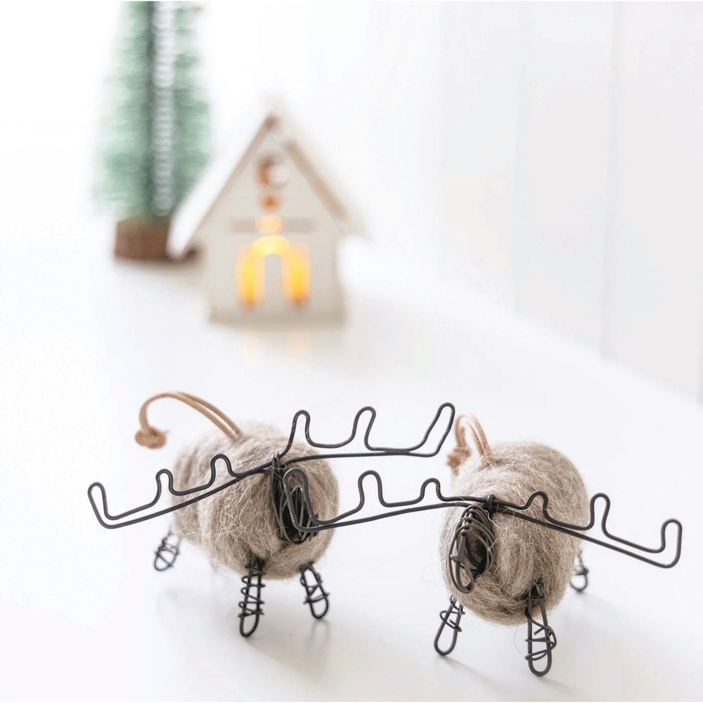 Celina Mancurti | Tiny Reindeer Ornaments - Set of 2