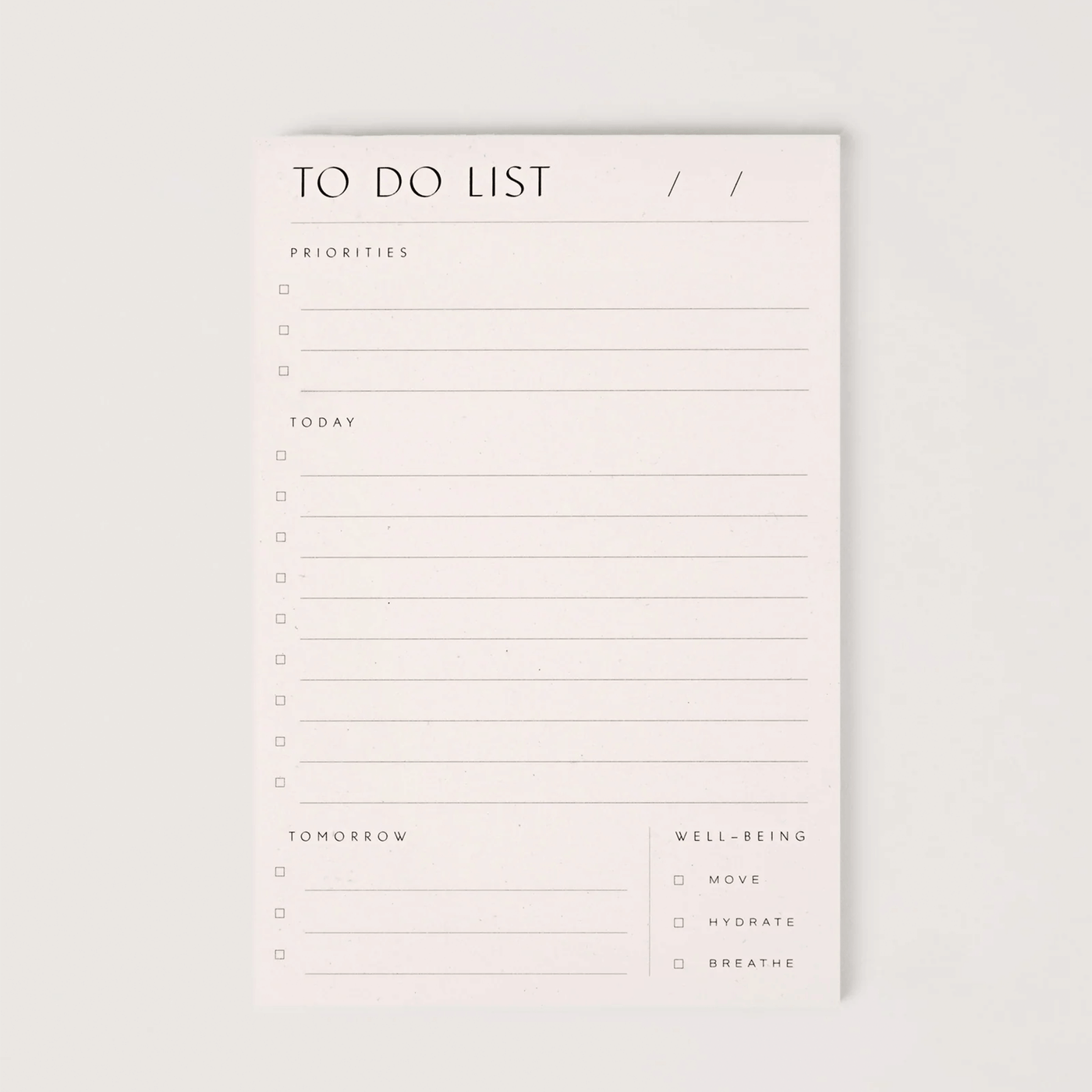 Wilde House Paper | To Do List Pad