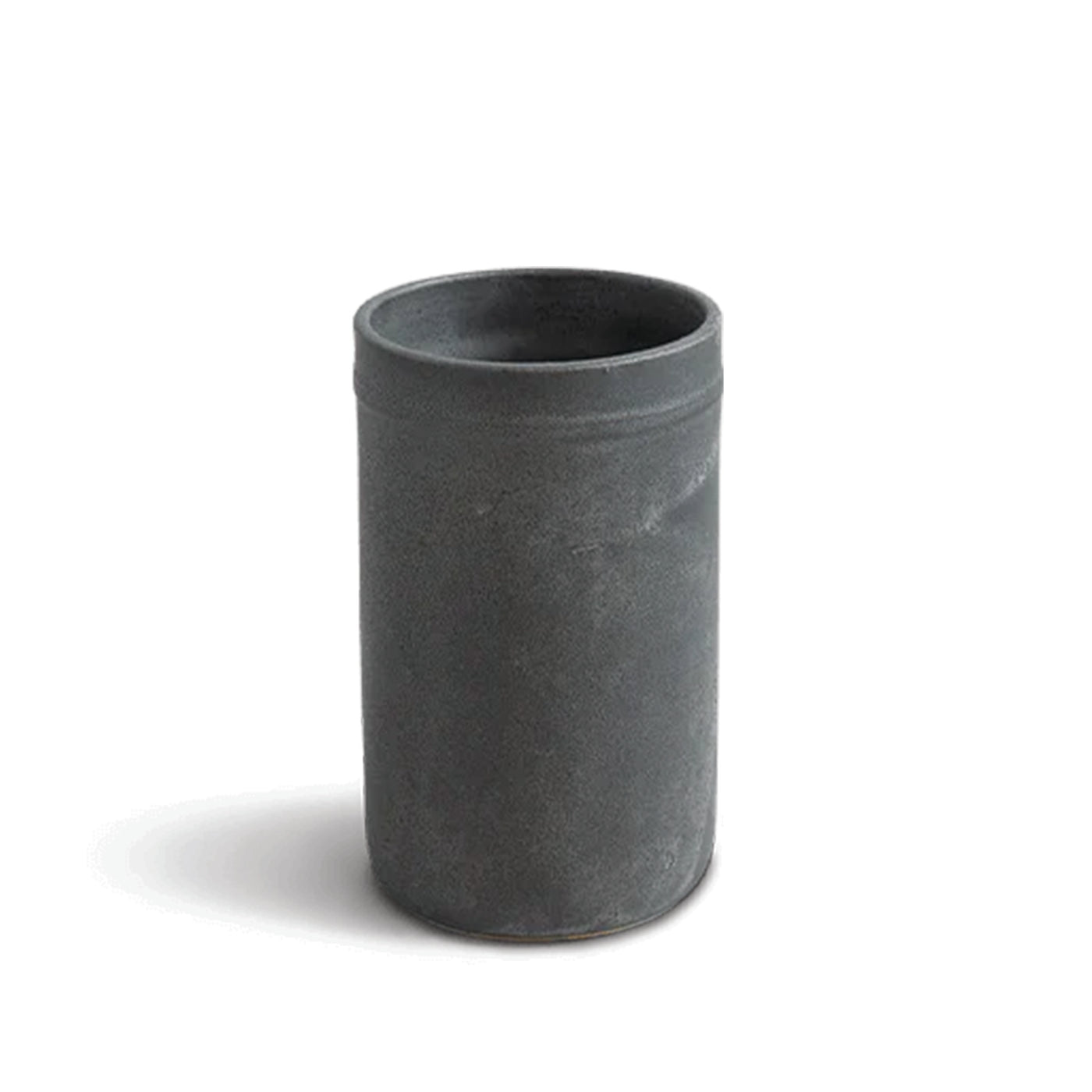 Charcoal Utensil Holder Vase by Campfire Pottery on a white background