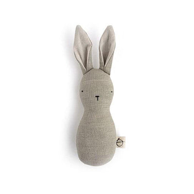 Ouistitine | Bunny Rattle Pebble Grey