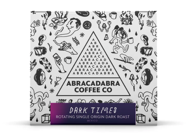 Package of Abracadabra Coffee Dark Times