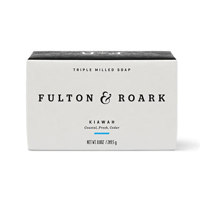 box of Fulton and Roark bar soap