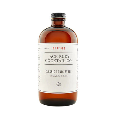 Bottle of jack Rudy cocktail syrup