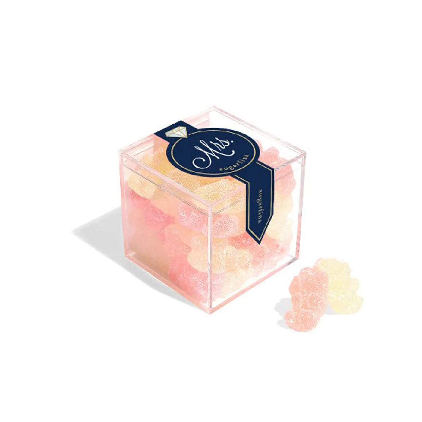 small box of champagne gummy bears